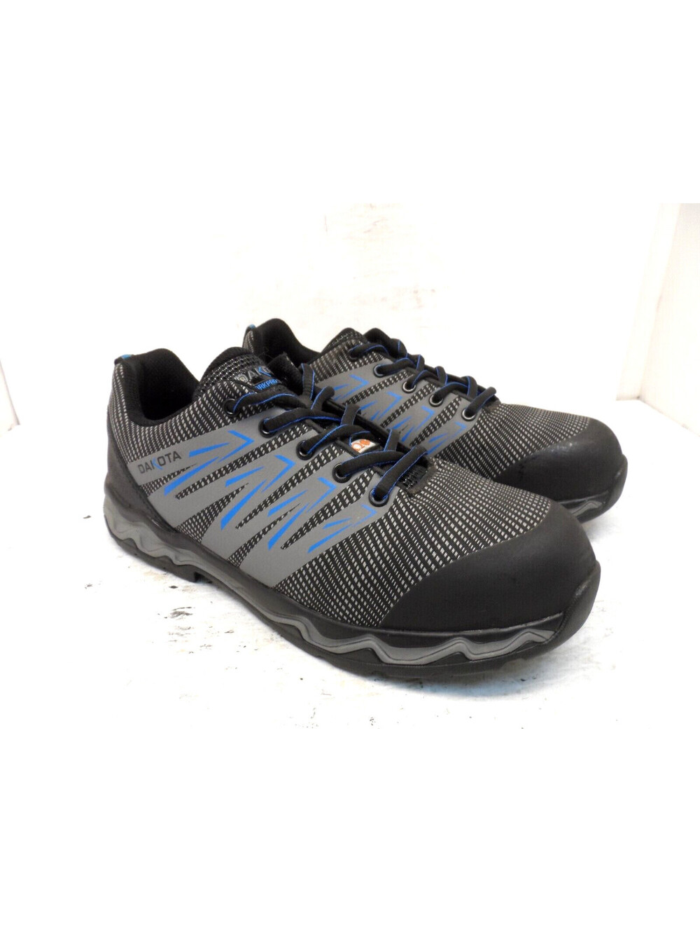 DAKOTA Men's 2400 Aluminum Toe Comp Plate FreshTech Low Cut Work Shoes Grey 10M